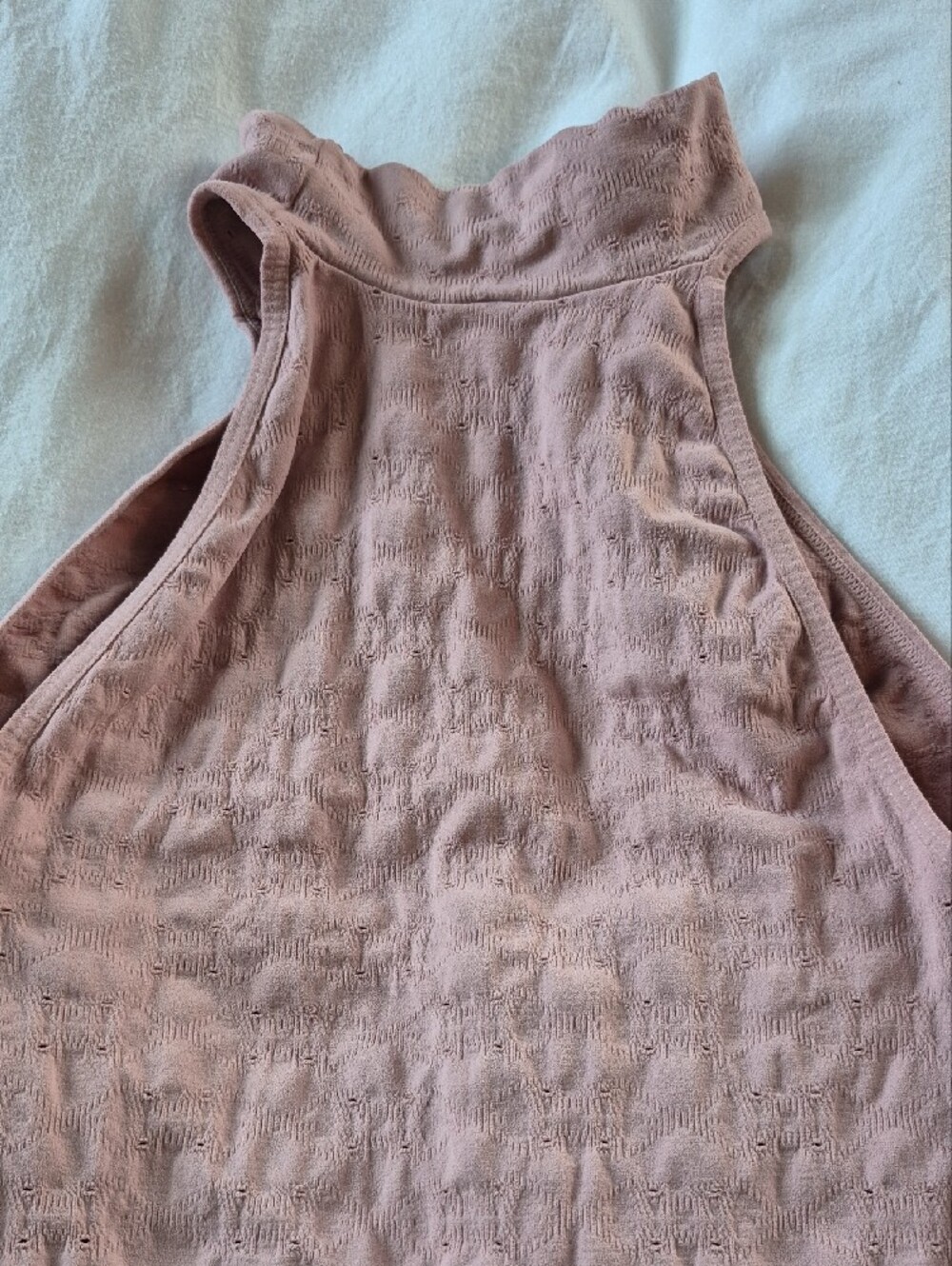 Intimately Free People Pastel Pink Cutout Eyelet Bodysuit Size XS - Picture 11 of 14
